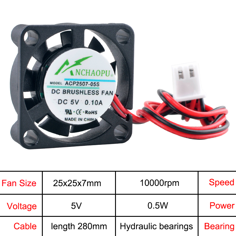 Anchaopu-プリンター電源と互換性のある超薄型冷却ファ - Raspberry Pi Water Cooling Kit のレビューと価格
